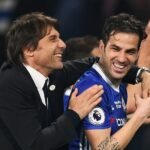 Cesc Fabregas - Antonio Conte Cesc Fabregas Puji Antonio Conte