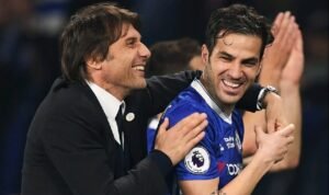 Cesc Fabregas - Antonio Conte Cesc Fabregas Puji Antonio Conte