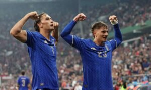 Italia - pio esposito - flashscore Duo Inter Milan bikin rekor di timnas Italia