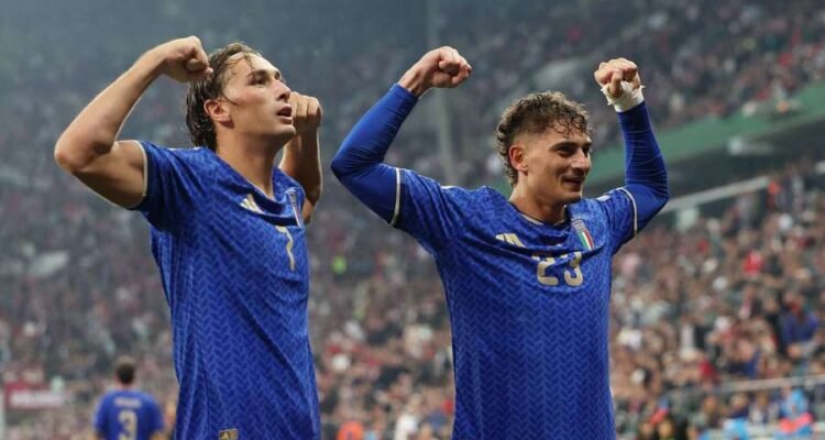 Italia - pio esposito - flashscore Duo Inter Milan bikin rekor di timnas Italia