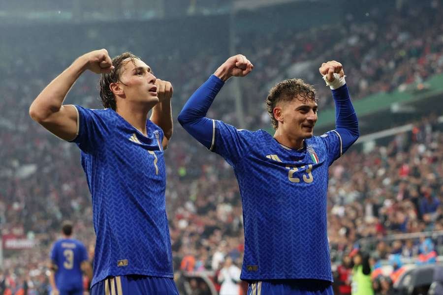 Duo Inter Milan bikin rekor di timnas Italia