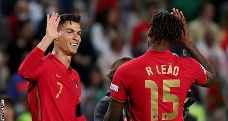 Ronaldo - Rafael Leao - bbc Rafael Leao gantikan Ronaldo pakai nomor 7